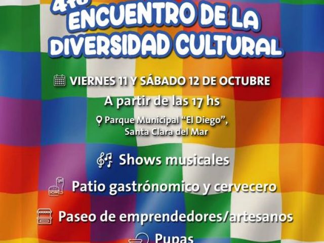 𝟰𝗧𝗢 𝗘𝗡𝗖𝗨𝗘𝗡𝗧𝗥𝗢 𝗗𝗘 𝗟𝗔 𝗗𝗜𝗩𝗘𝗥𝗦𝗜𝗗𝗔𝗗 𝗖𝗨𝗟𝗧𝗨𝗥𝗔𝗟